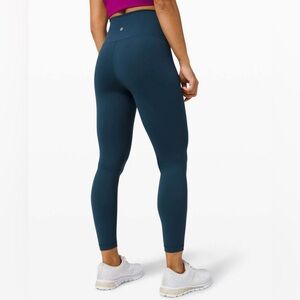 Lululemon Wunder Train High Rise Tight Submarine Blue Sz. 6